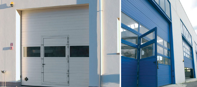 OVERHEAD DOORS without springs